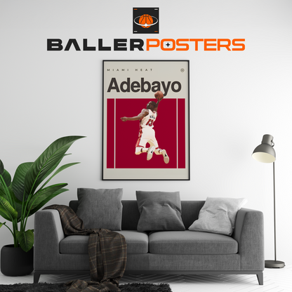 Bam Adebayo, Miami Heat Poster